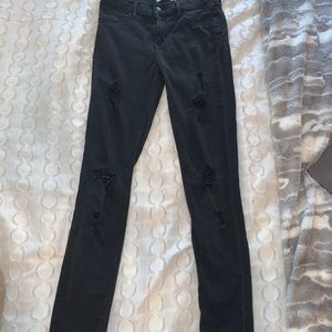 Distressed Black Pacsun Skinny Jeans